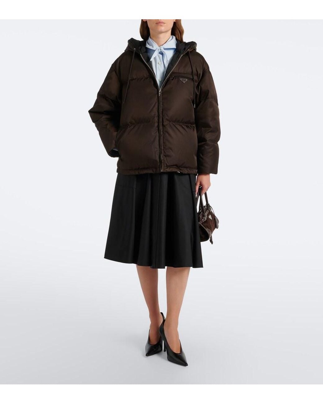 Prada Black Re-Nylon Down Jacket