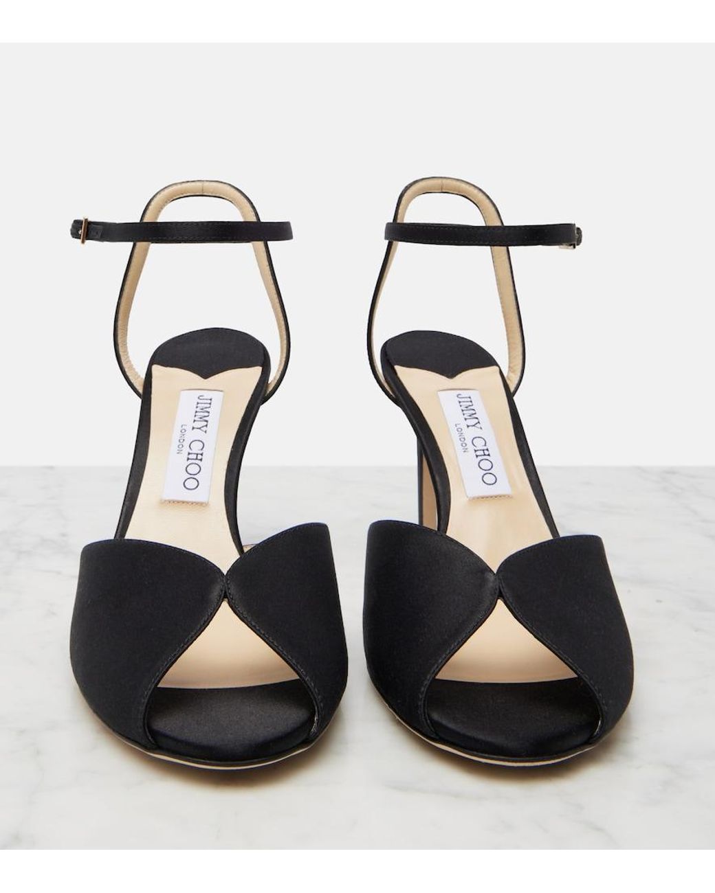 Jimmy Choo Blue Sacora Suede Sandals