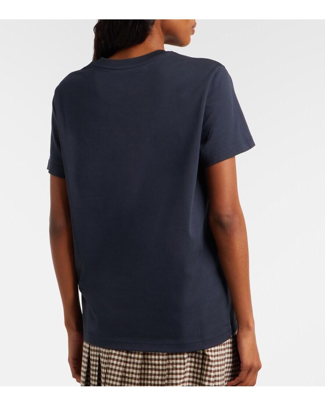 Moncler Blue Set Of Three Cotton Jersey T-Shirts