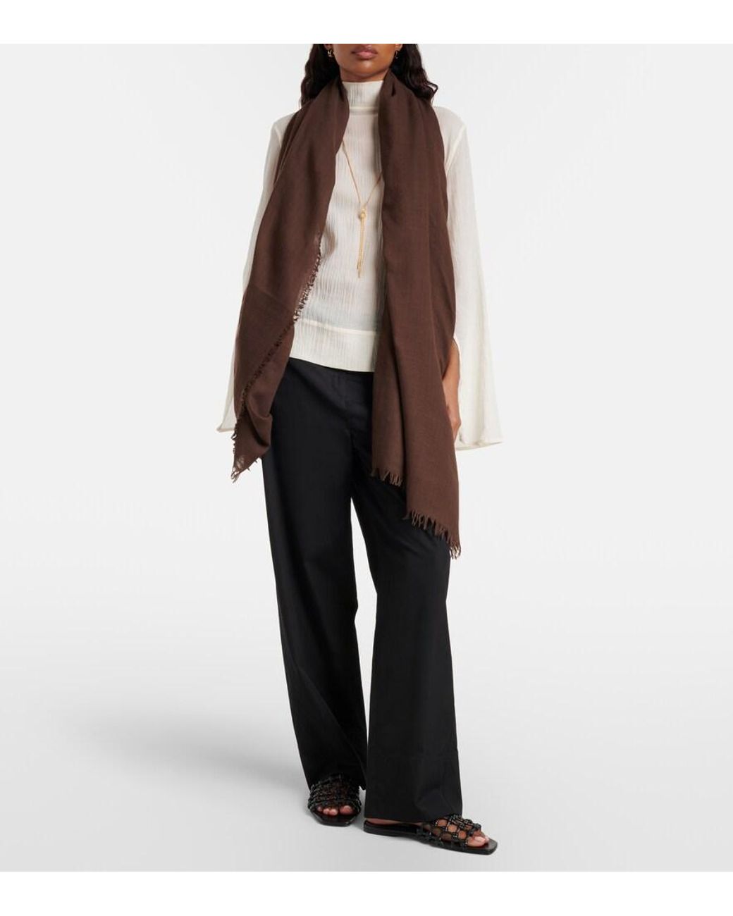 Sciarpa di Totême  in Brown