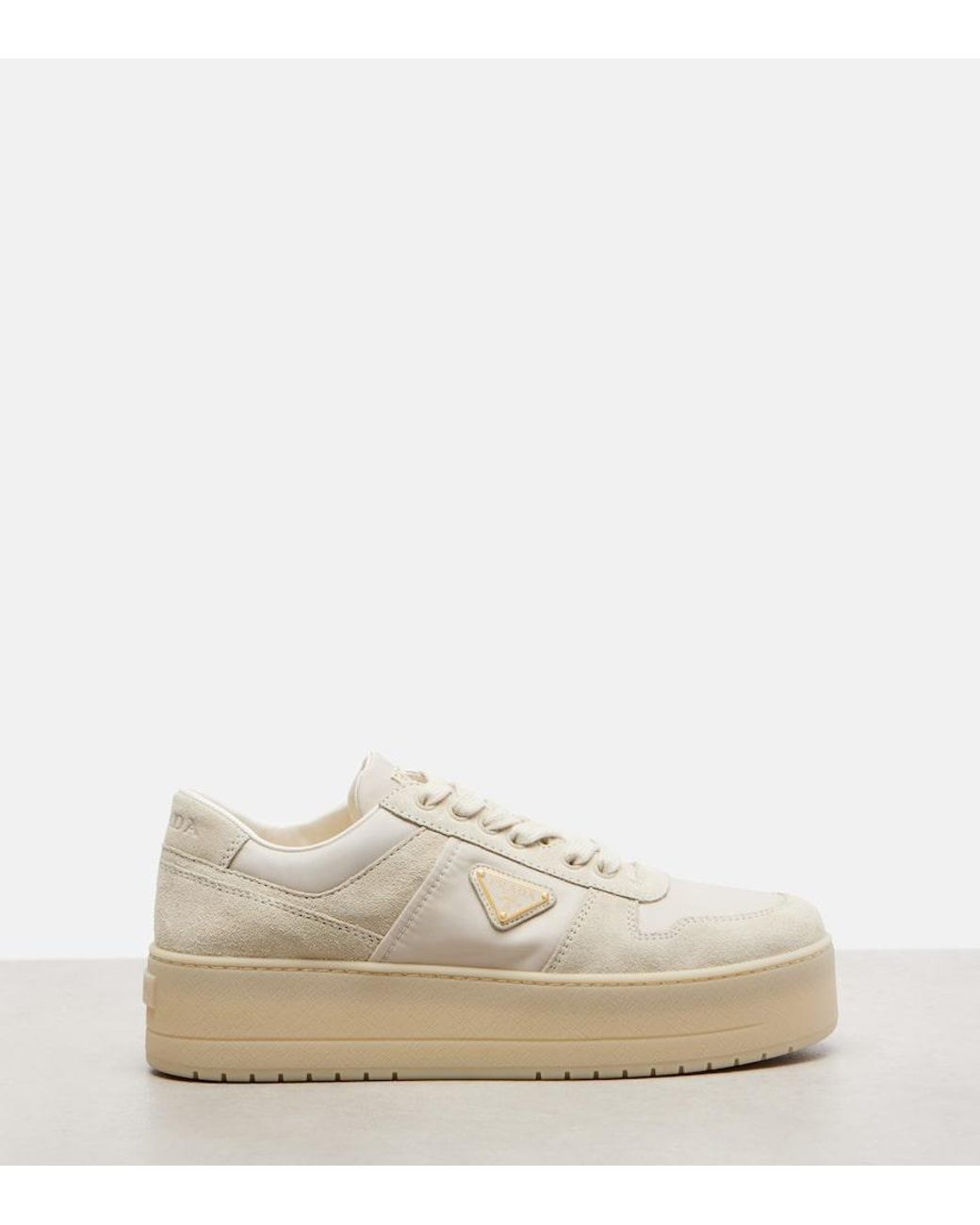 Sneakers Downtown Bold di Prada in White