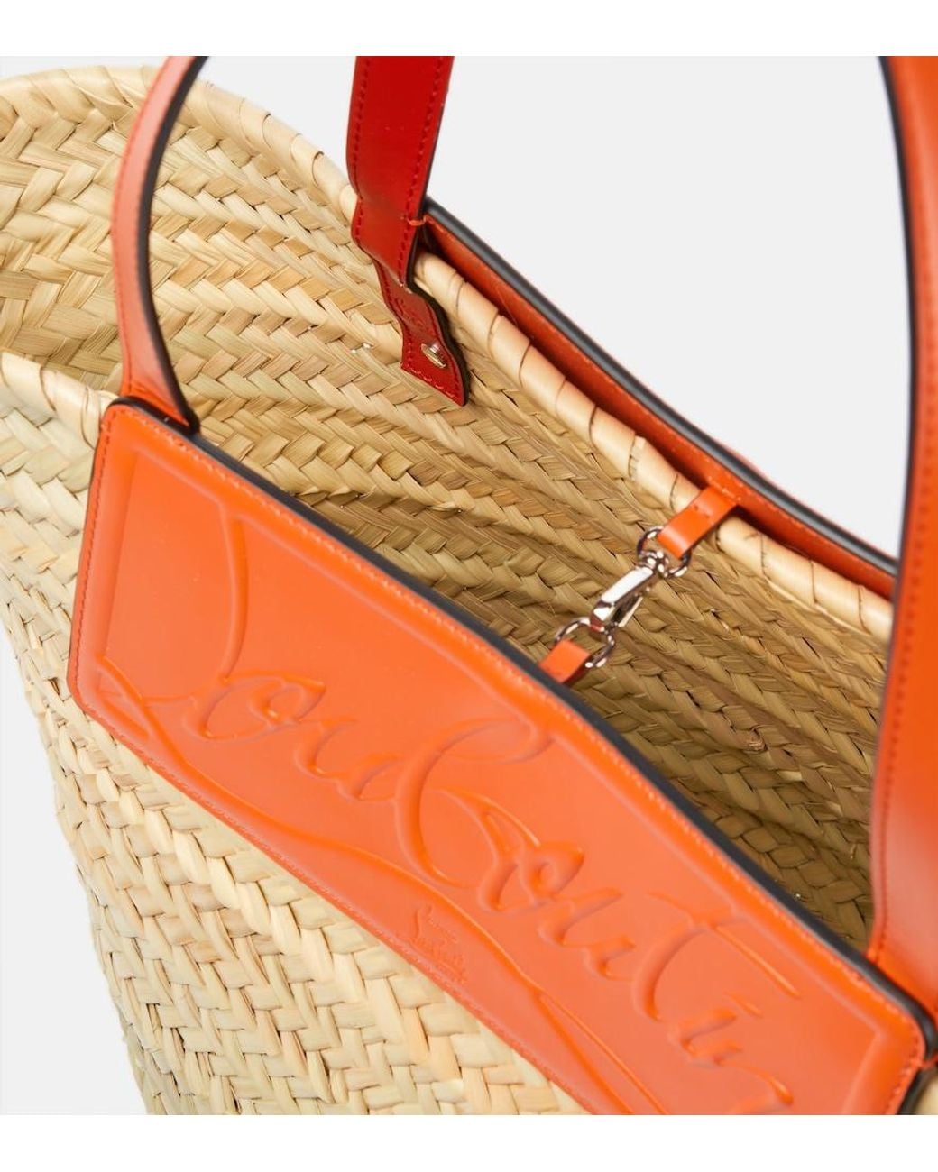 Christian Louboutin Natural Loubishore Woven Tote
