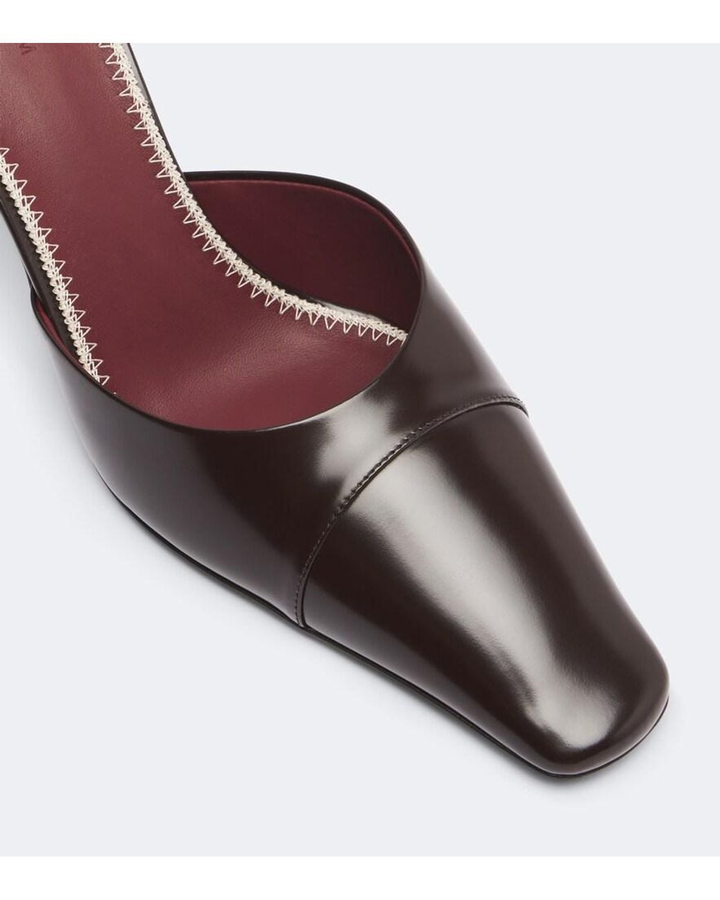 Magda Butrym Brown Leather Mules