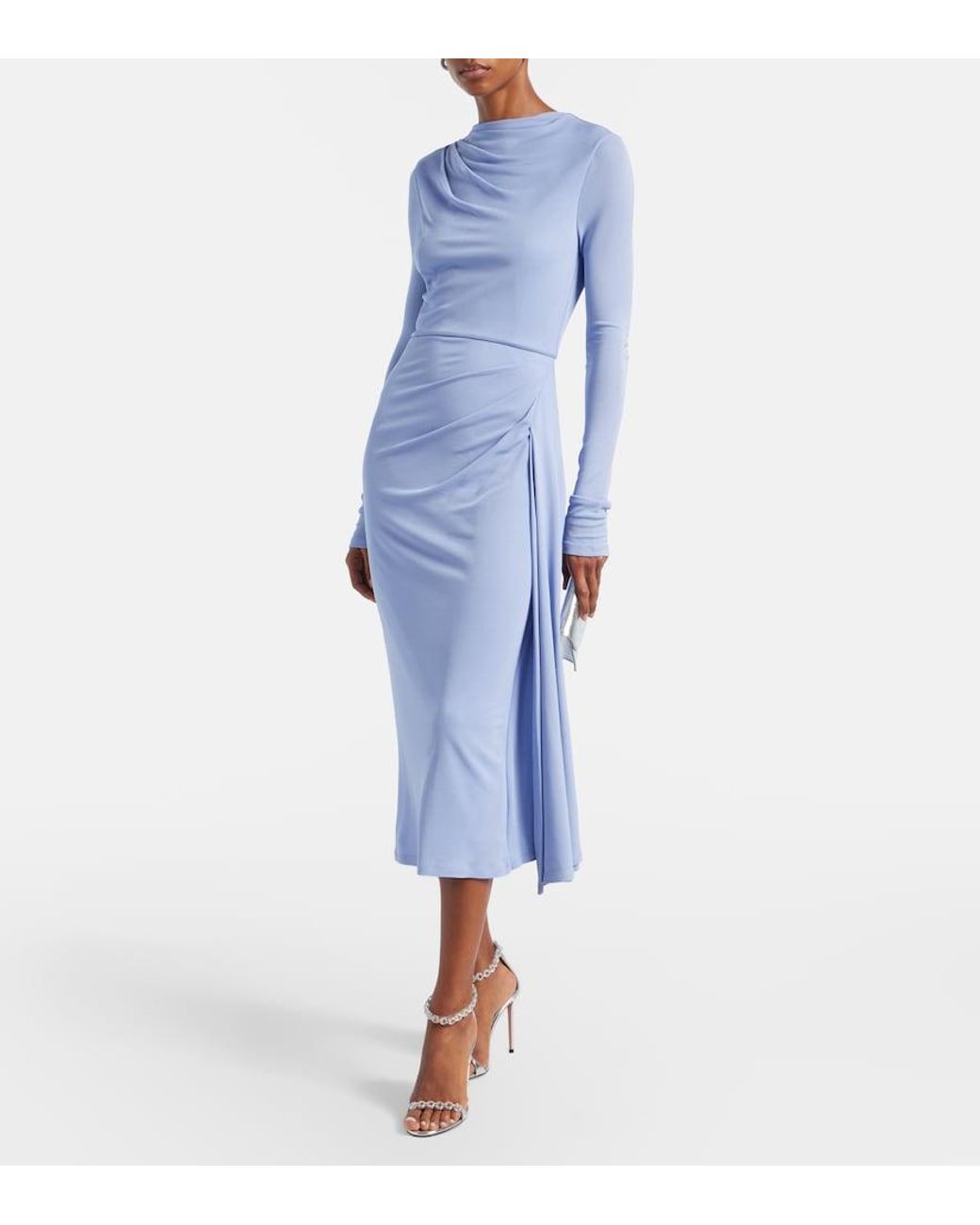 Robe Midi Erdem en coloris Blue