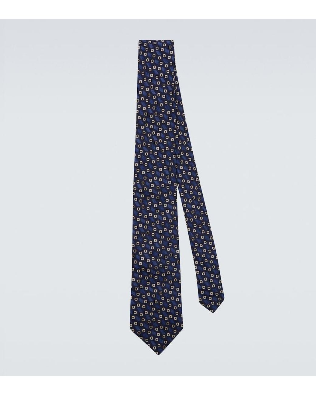 Corbata De Jacquard De Seda Charvet de hombre de color Blue