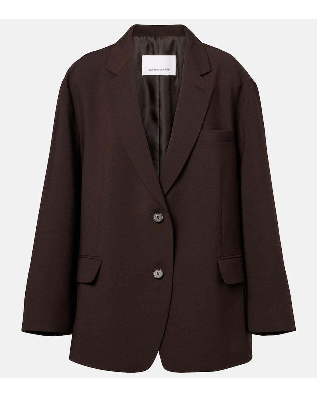 Frankie Shop Brown Bea Oversized Blazer