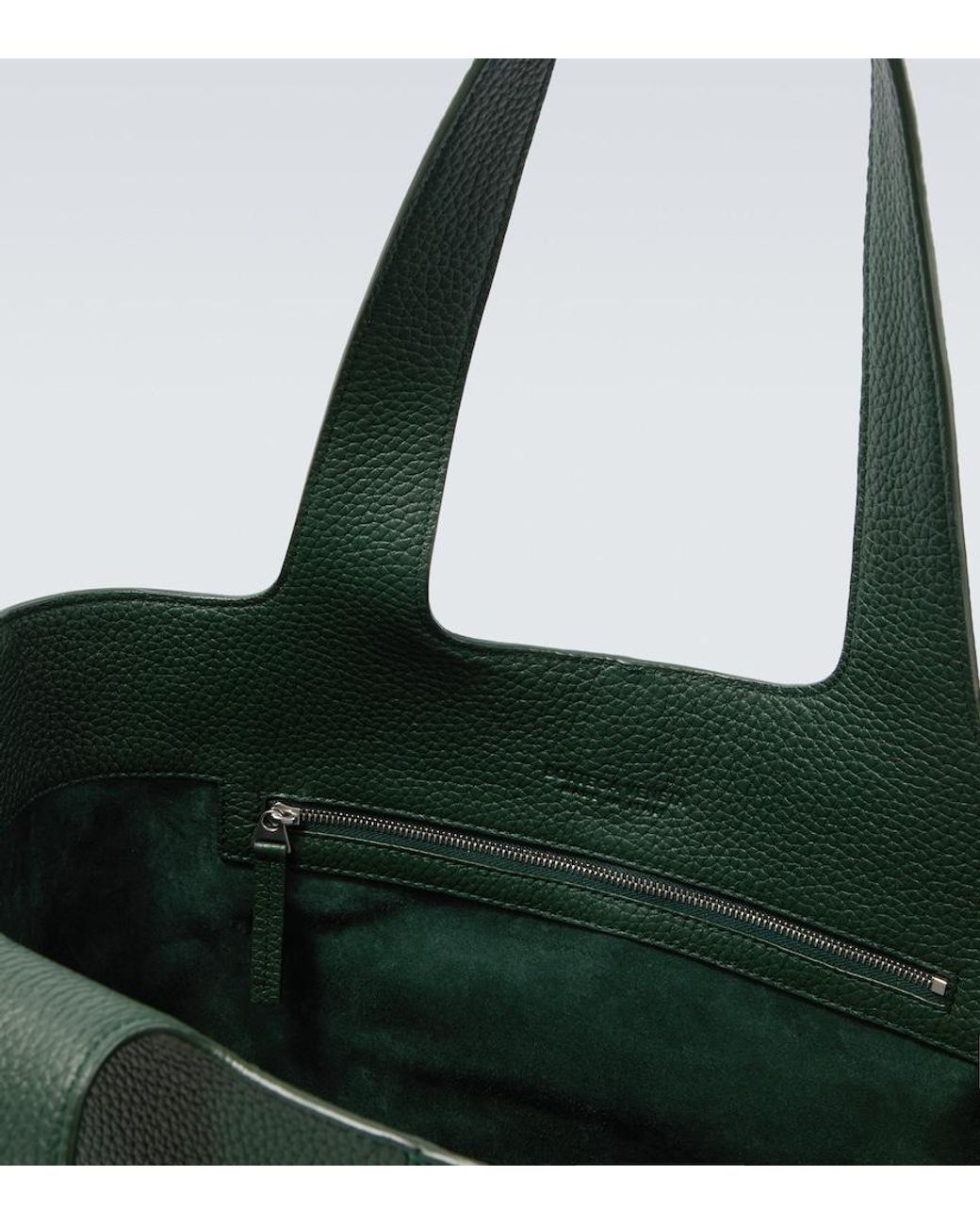 Bottega Veneta Green Diago Intreccio Leather Tote Bag for men