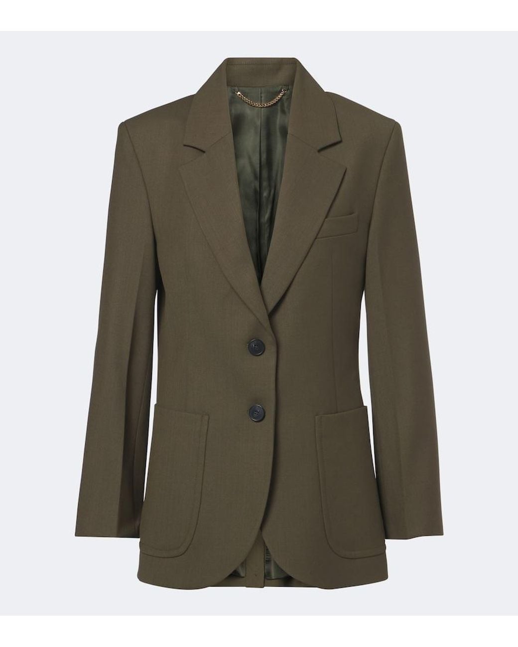 Victoria Beckham Green Katherine Blazer