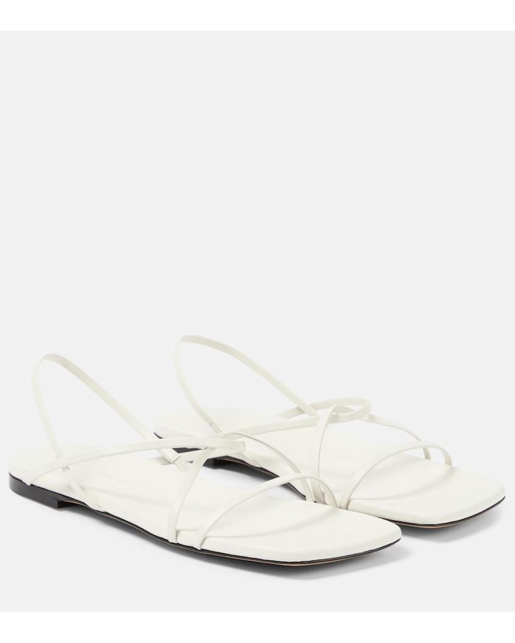 Proenza Schouler White Leather Sandals