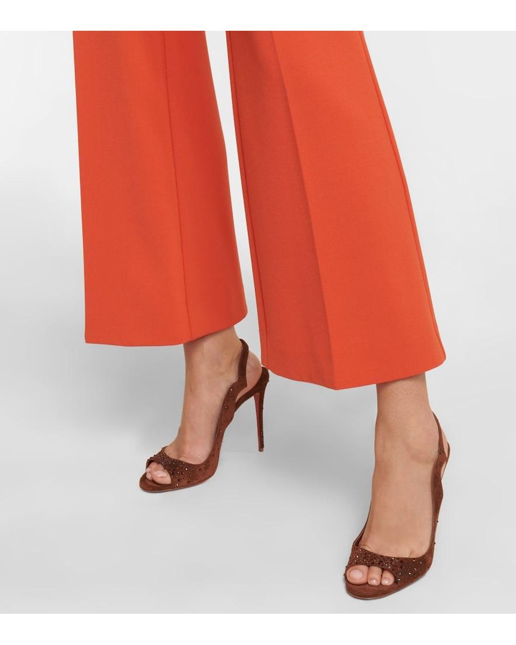 Christian Louboutin Multicolor Nudes Degrachick Suede Sandals