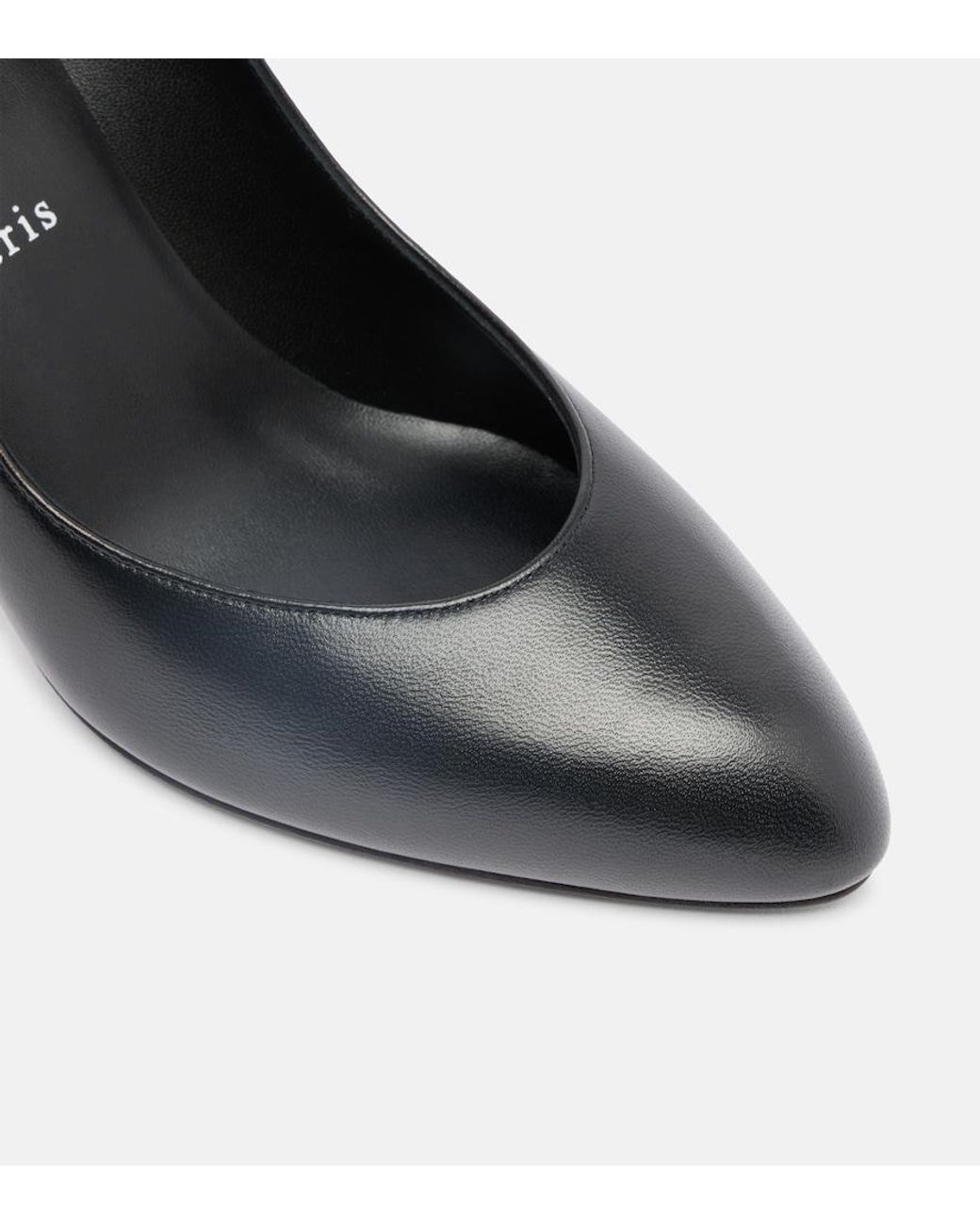 Christian Louboutin Black Fannylove 85 Leather Pumps