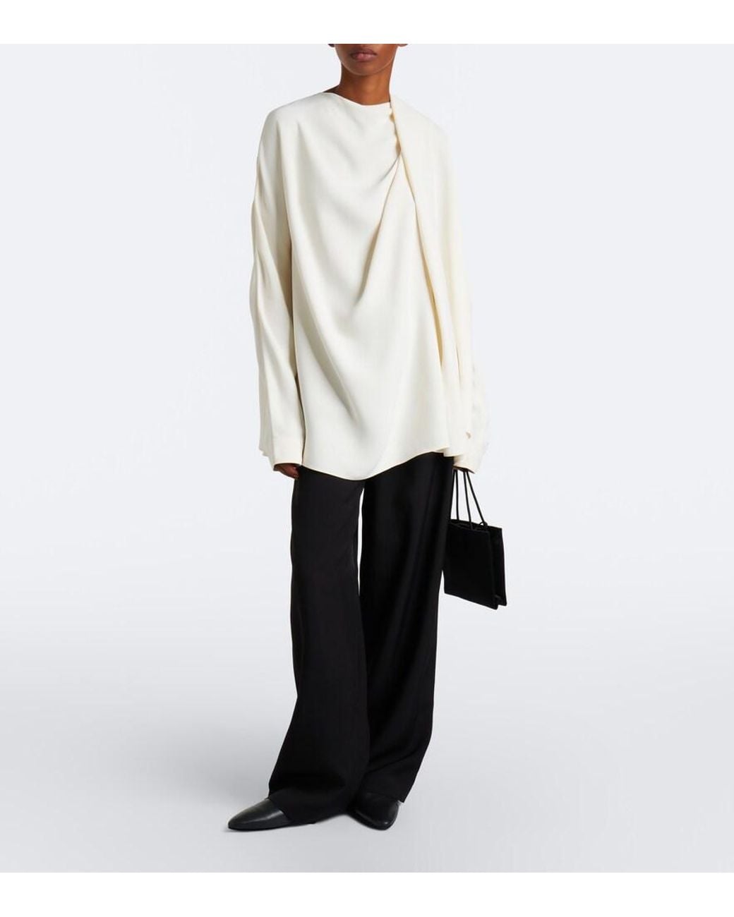 Loulou de Saison Black Ellon Straight Pants