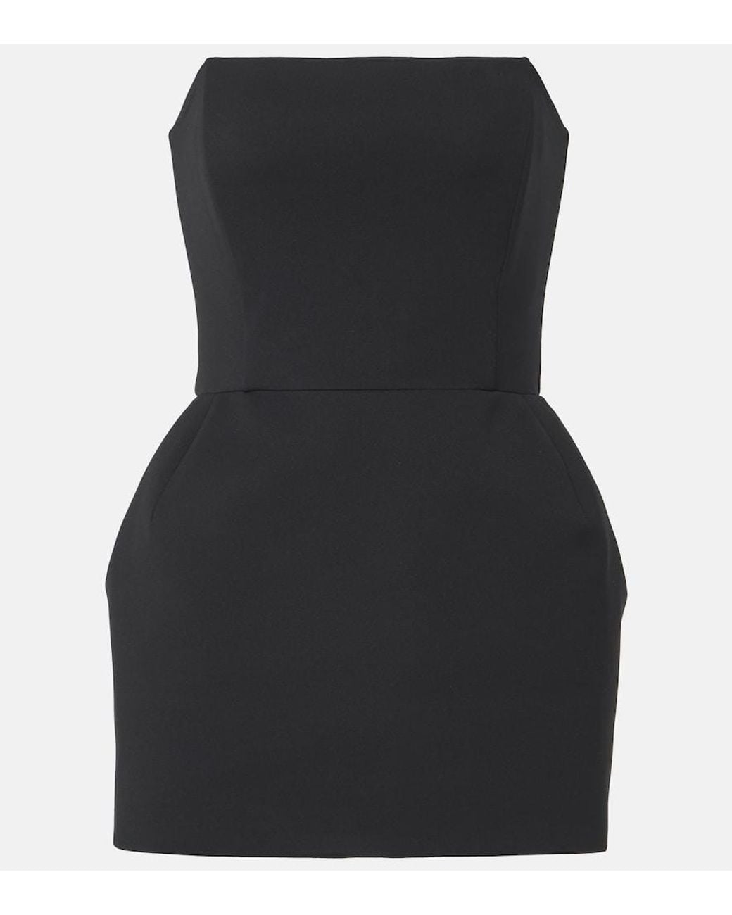 Magda Butrym Black Bustier Dress