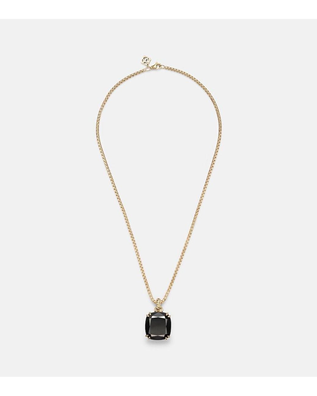 David Yurman Multicolor Marbella 18Kt Necklace With Onyx