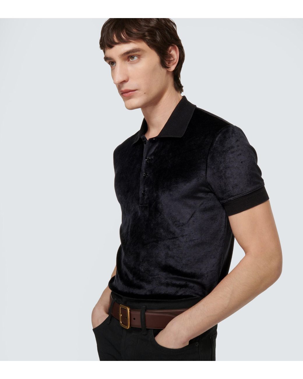 tom ford black polo