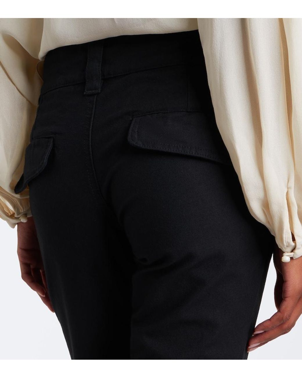 Isabel Marant Black Berna Capri Jeans