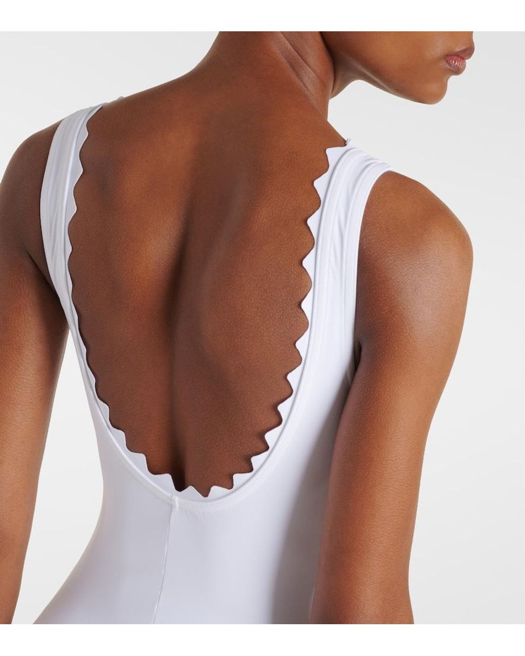 Karla Colletto White Ines Swimsuit