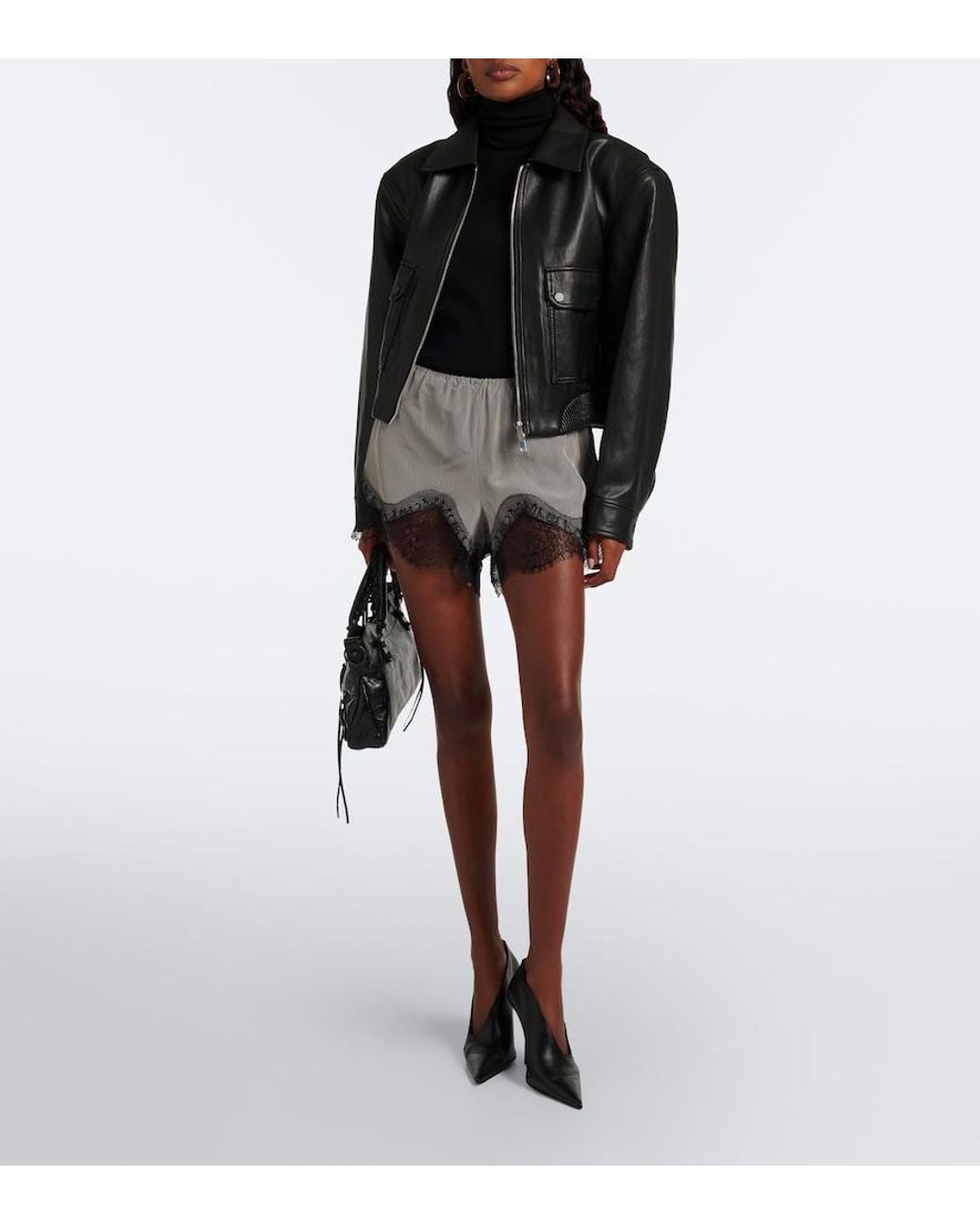 Frankie Shop Black Val Padded Jacket