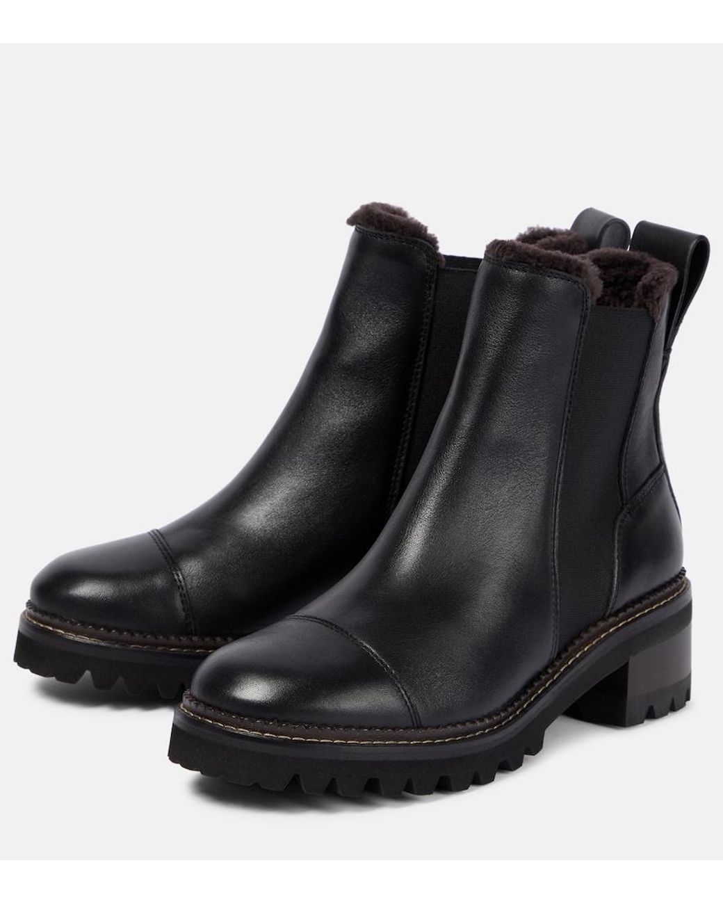 See By Chloé Black Mallory Chelsea Boot