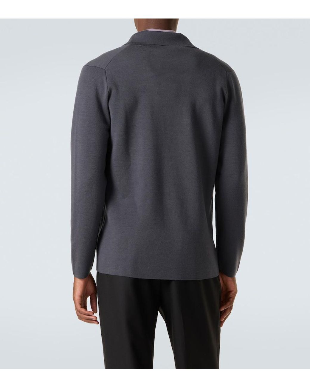 Thom Sweeney Blue Wool Blazer for men
