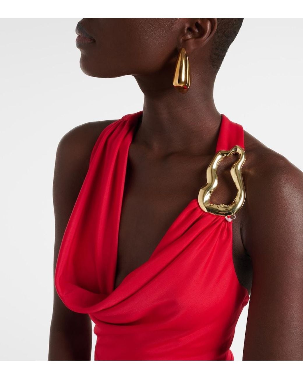 Rebecca Vallance Red Carmine Gown