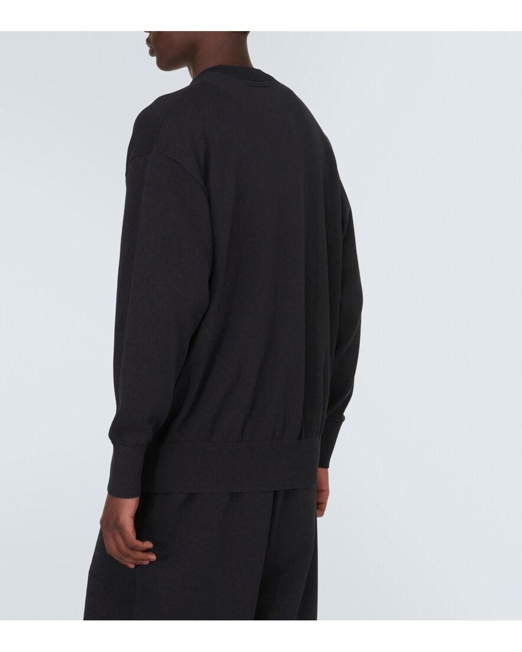 Undercover Black Oversized Cardigan for men