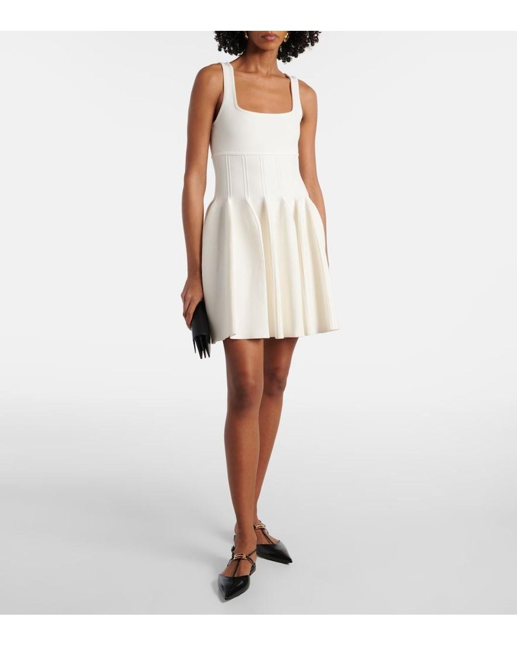 Jonathan Simkhai White Elektra Corset Dress