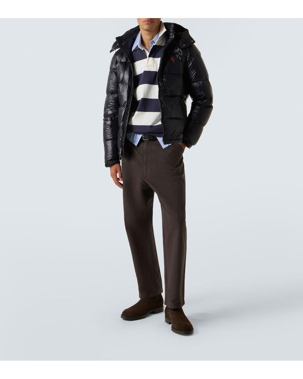 Polo Ralph Lauren Blue The Gorham Glossed Down Jacket for men