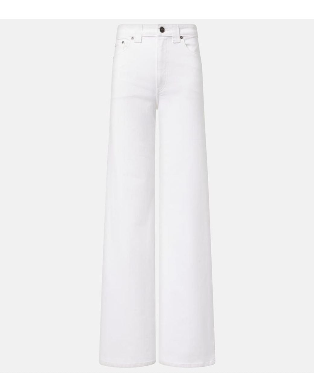 Jeans Flared Dane Khaite de color White