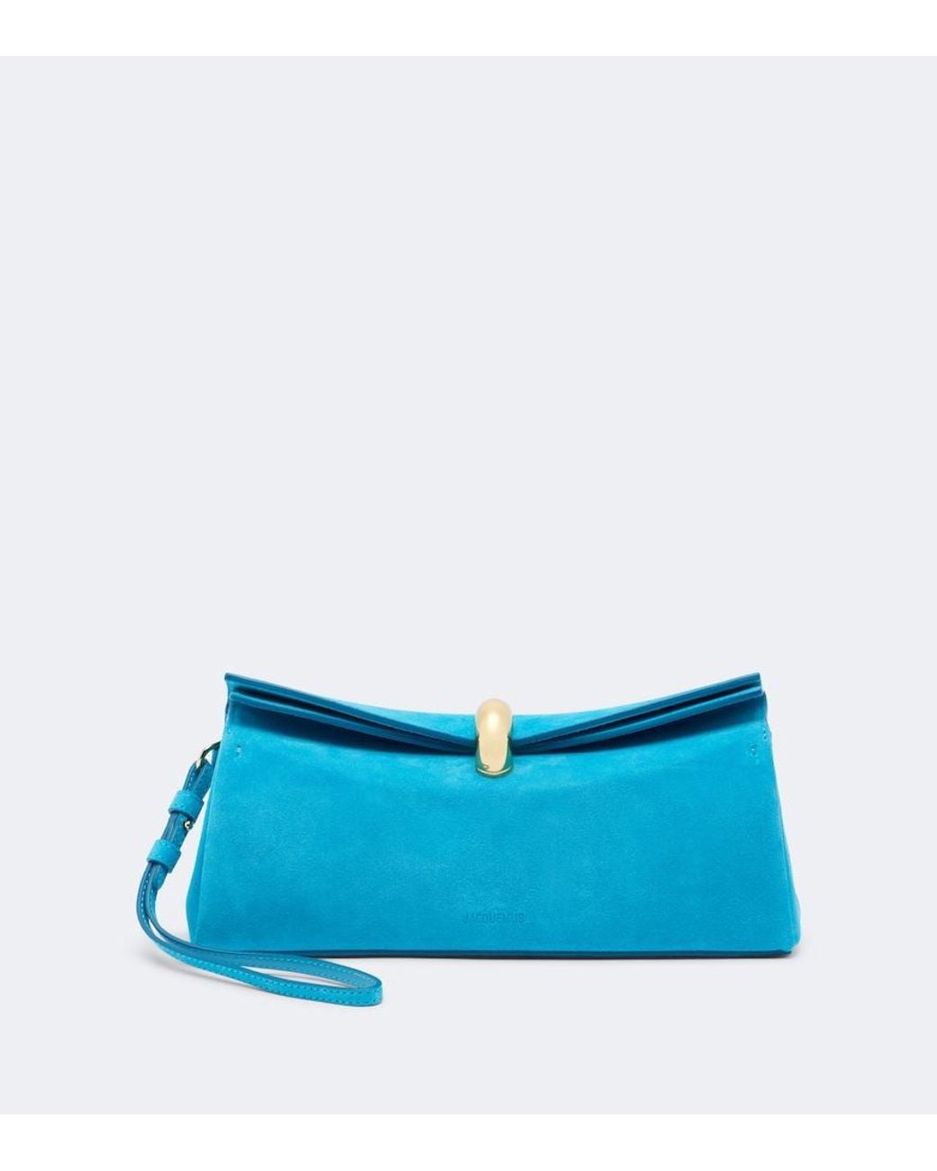 Jacquemus Blue Valerie Suede Clutch