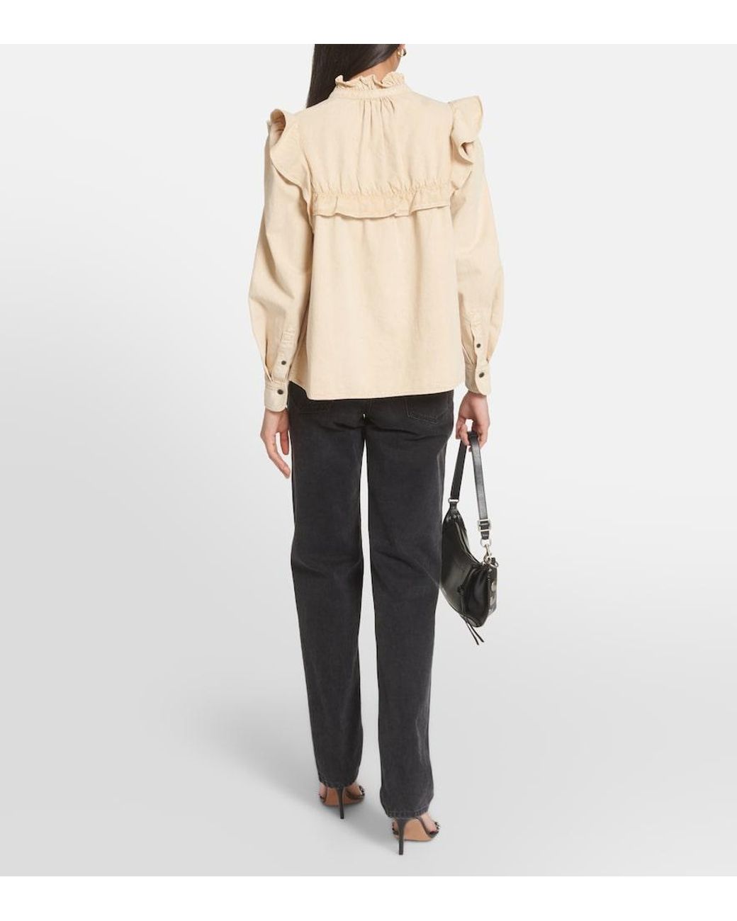 Isabel Marant Natural Idety Denim Top