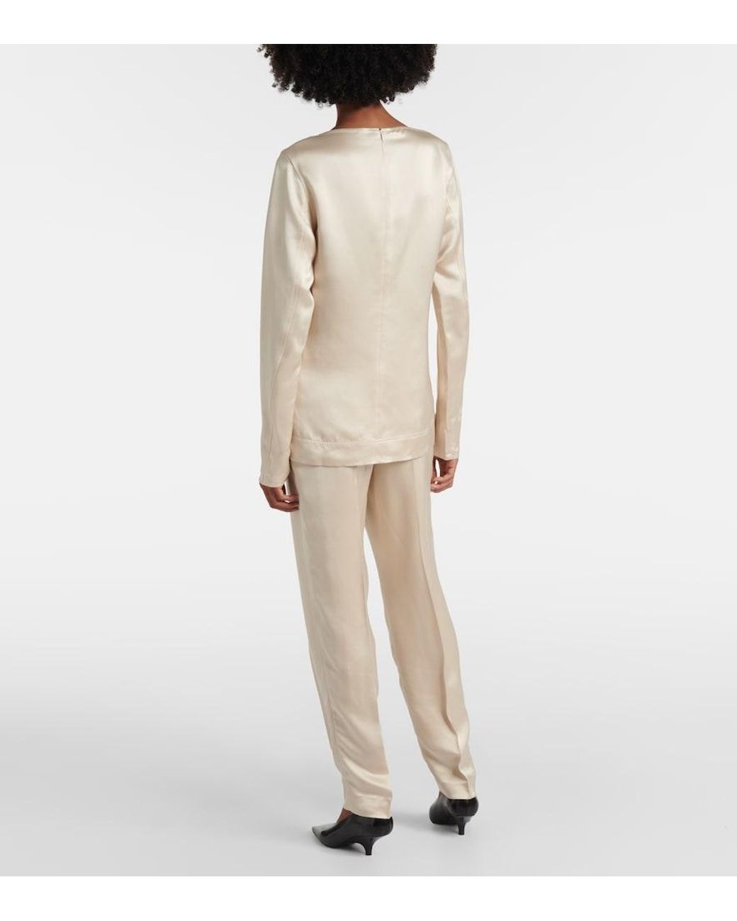 Totême Natural Satin Top