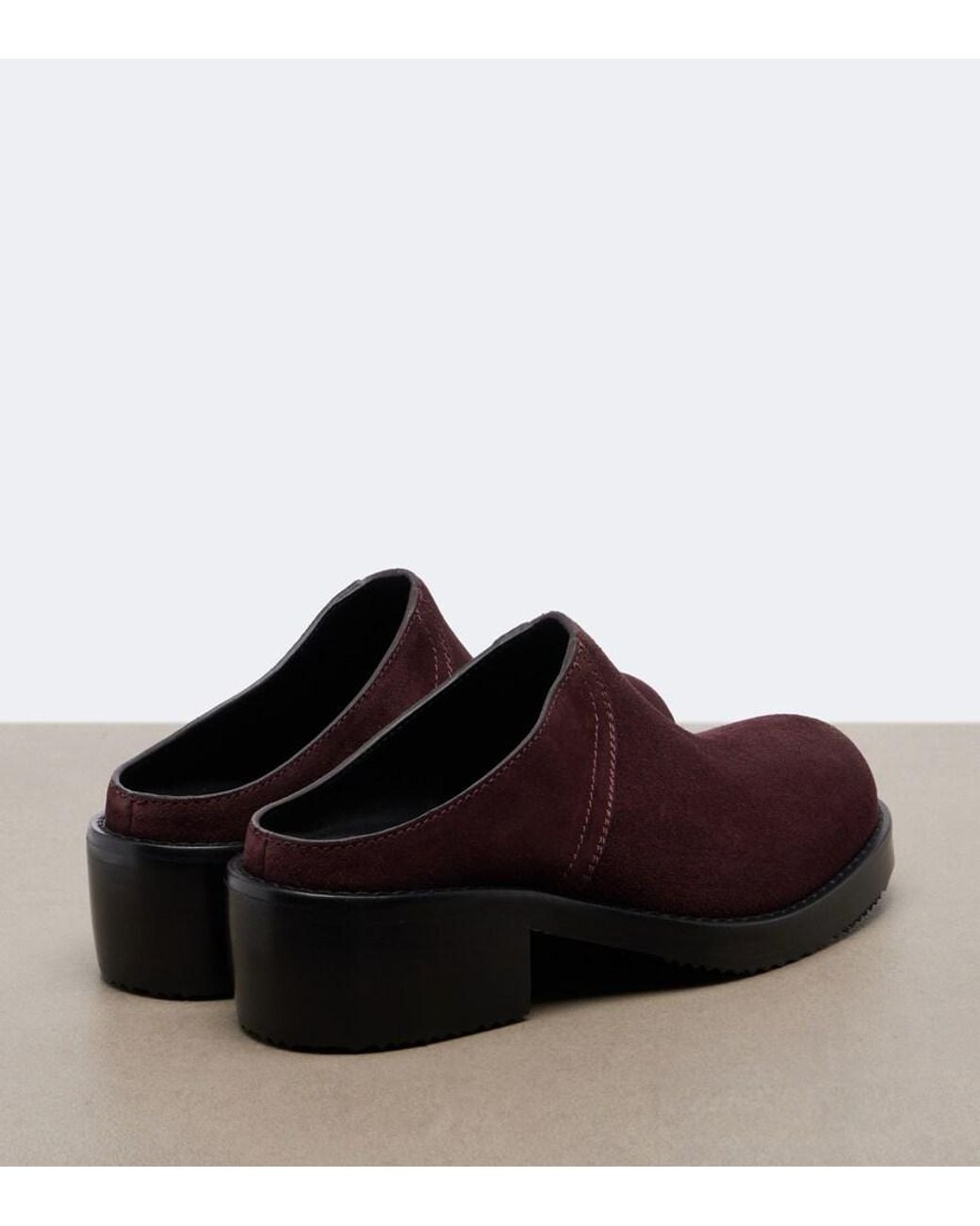 Dries Van Noten Brown Suede Mules
