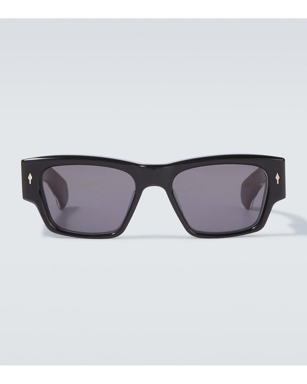 Jacques Marie Mage Brown Zimmerman Rectangular Sunglasses for men
