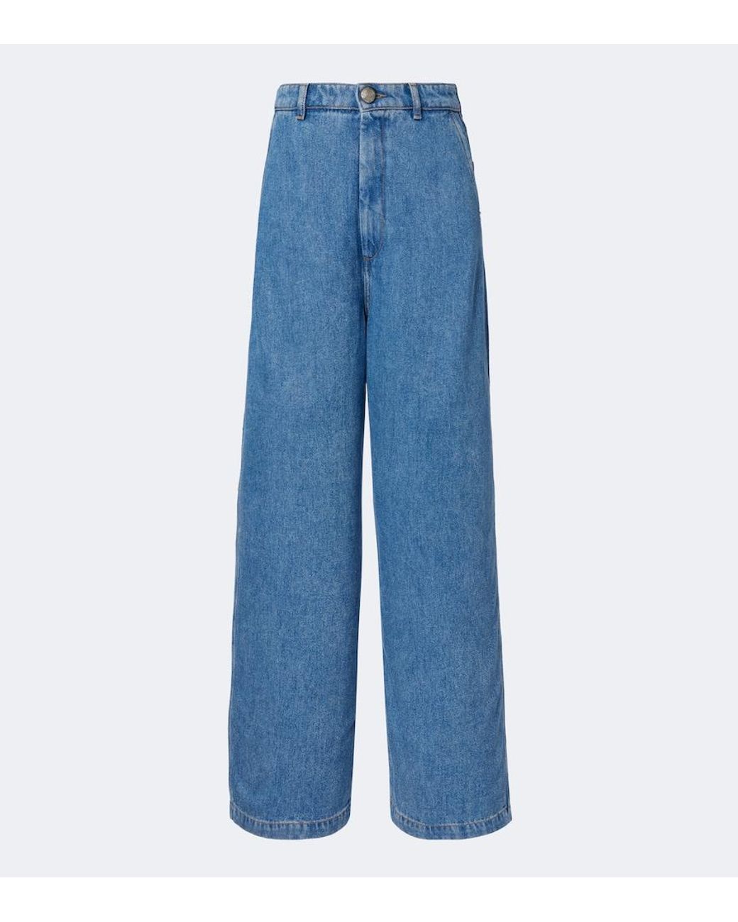 Sportmax Blue Wide-Leg Jeans