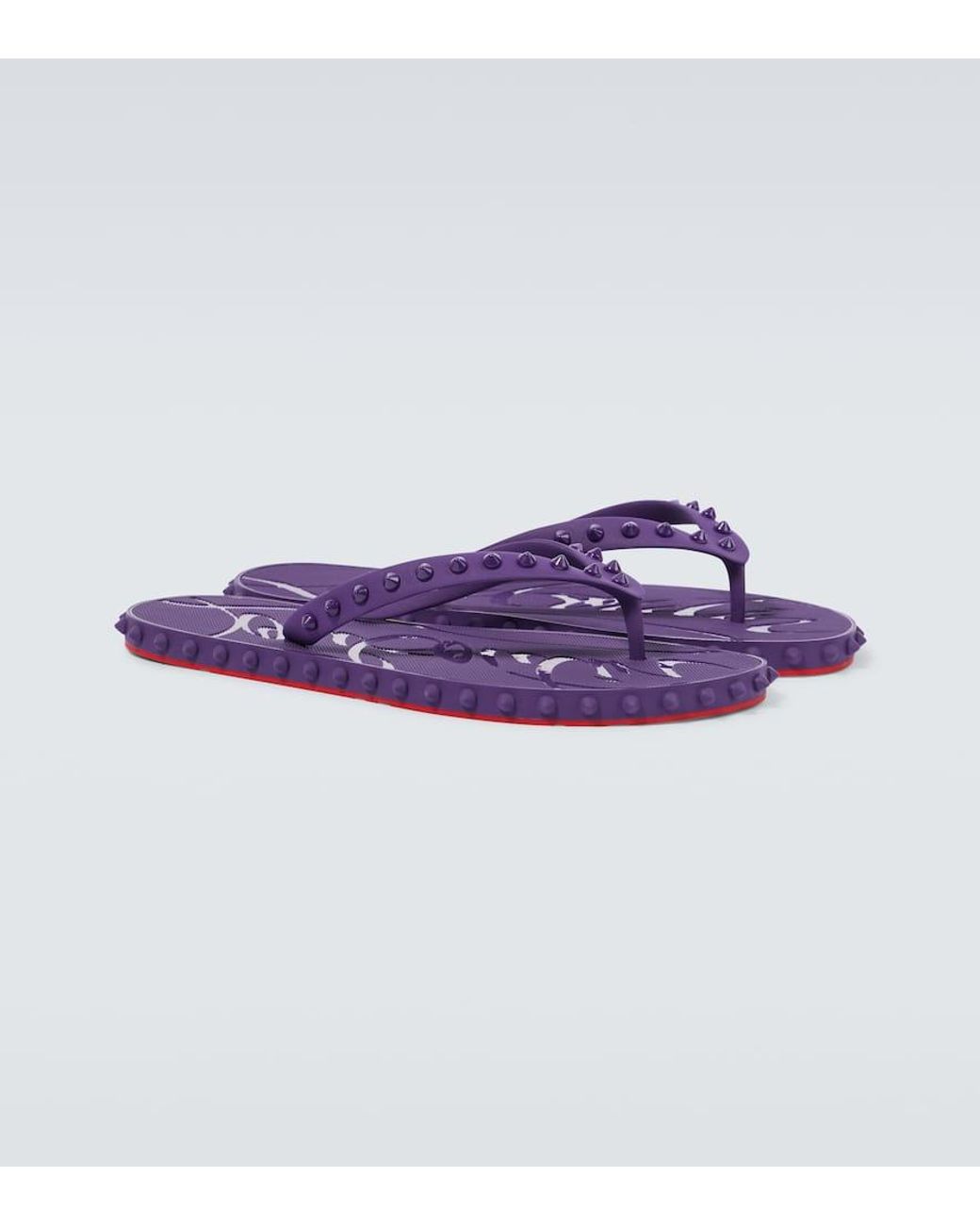 【Christian Louboutin】 Super Loubi PVCスライド Christian Louboutin Super Loubi PVC slides Christian Louboutin