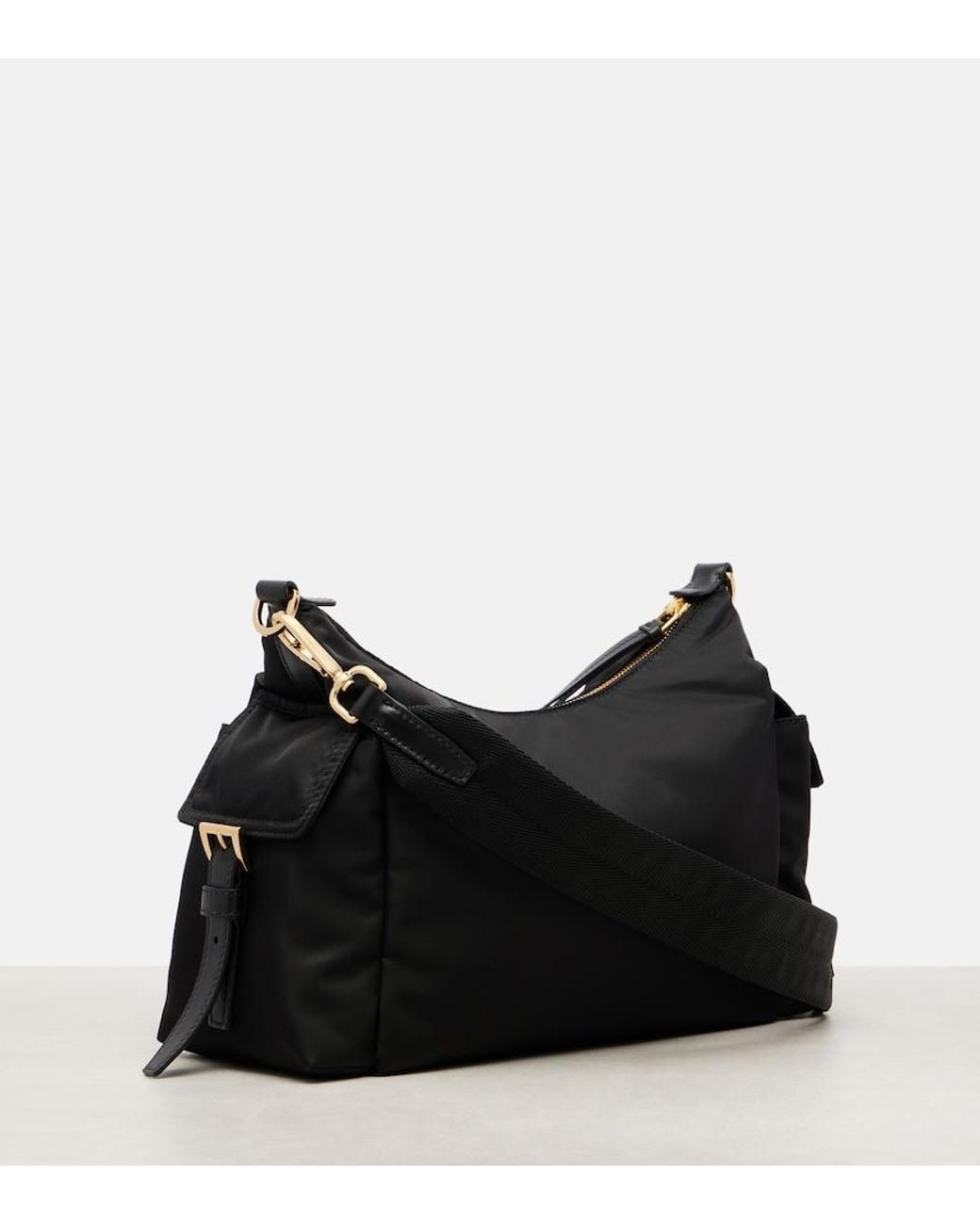 Prada Black Schultertasche Explore Re-Nylon Large