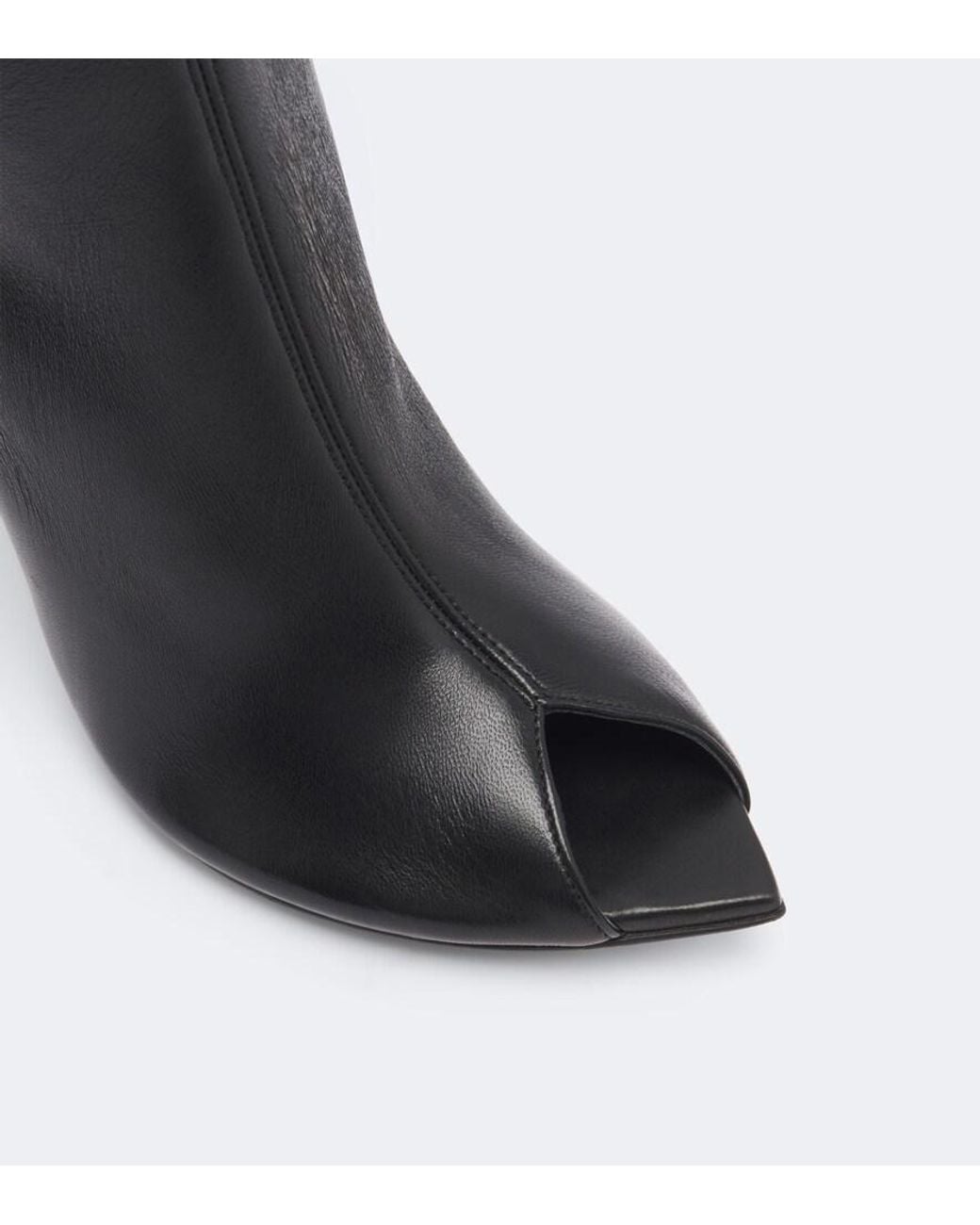 AMINA MUADDI Black Bruna Leather Knee-High Boots