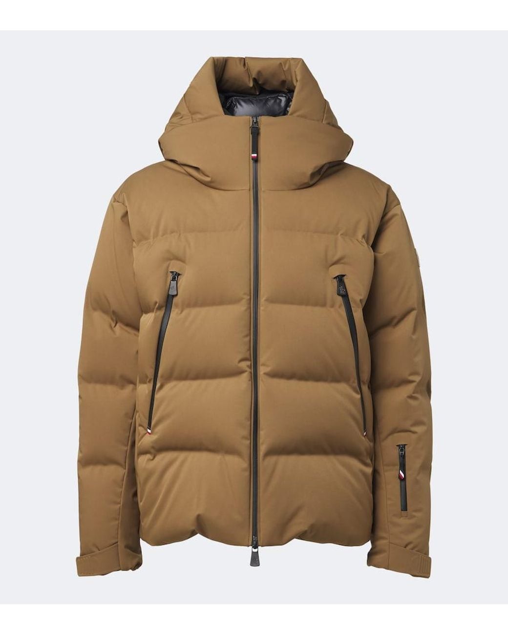 Moncler Brown Fellberg Hooded Ski Jacket for men