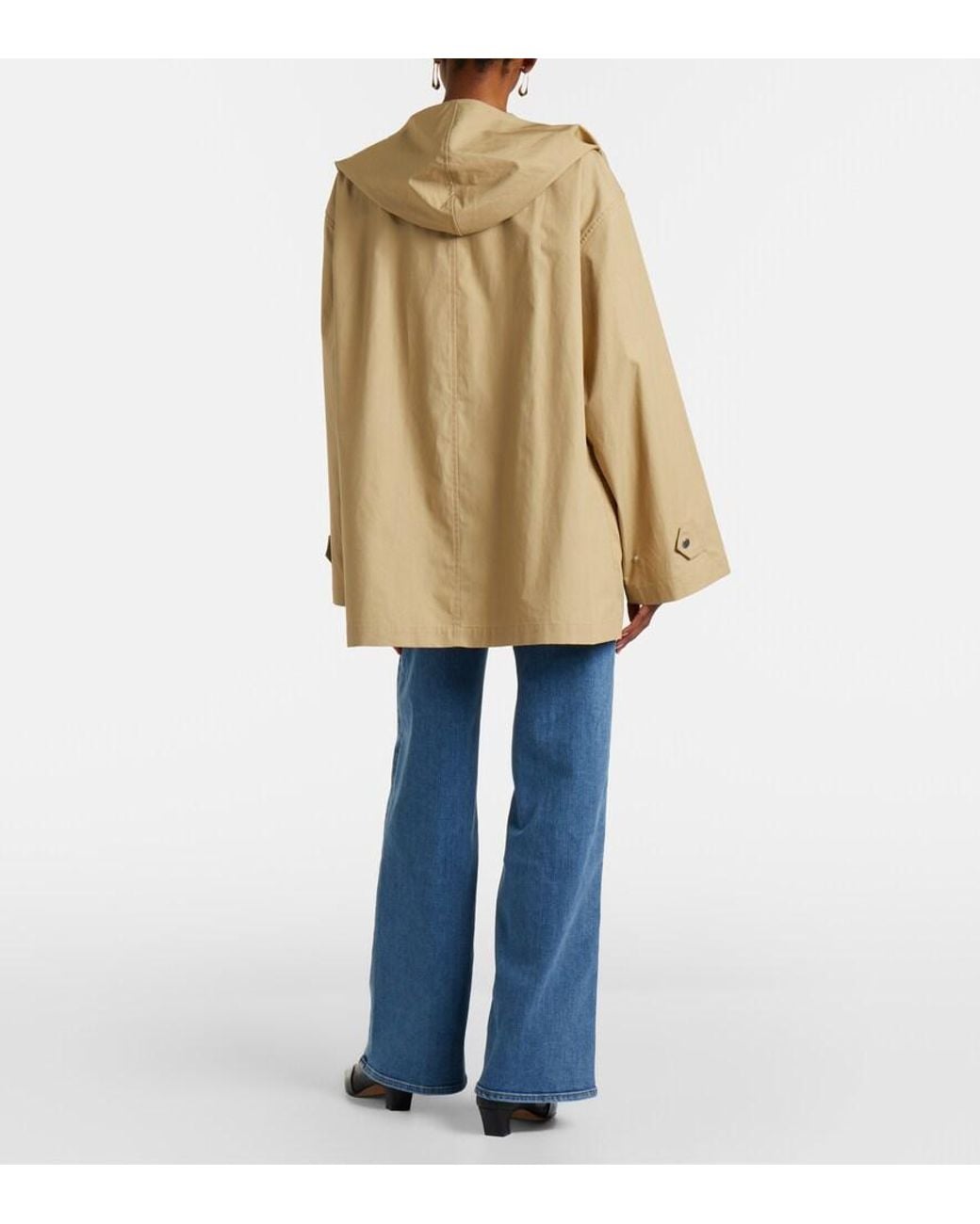 FRAME Blue Le Slim Palazzo Long Wide-Leg Jeans