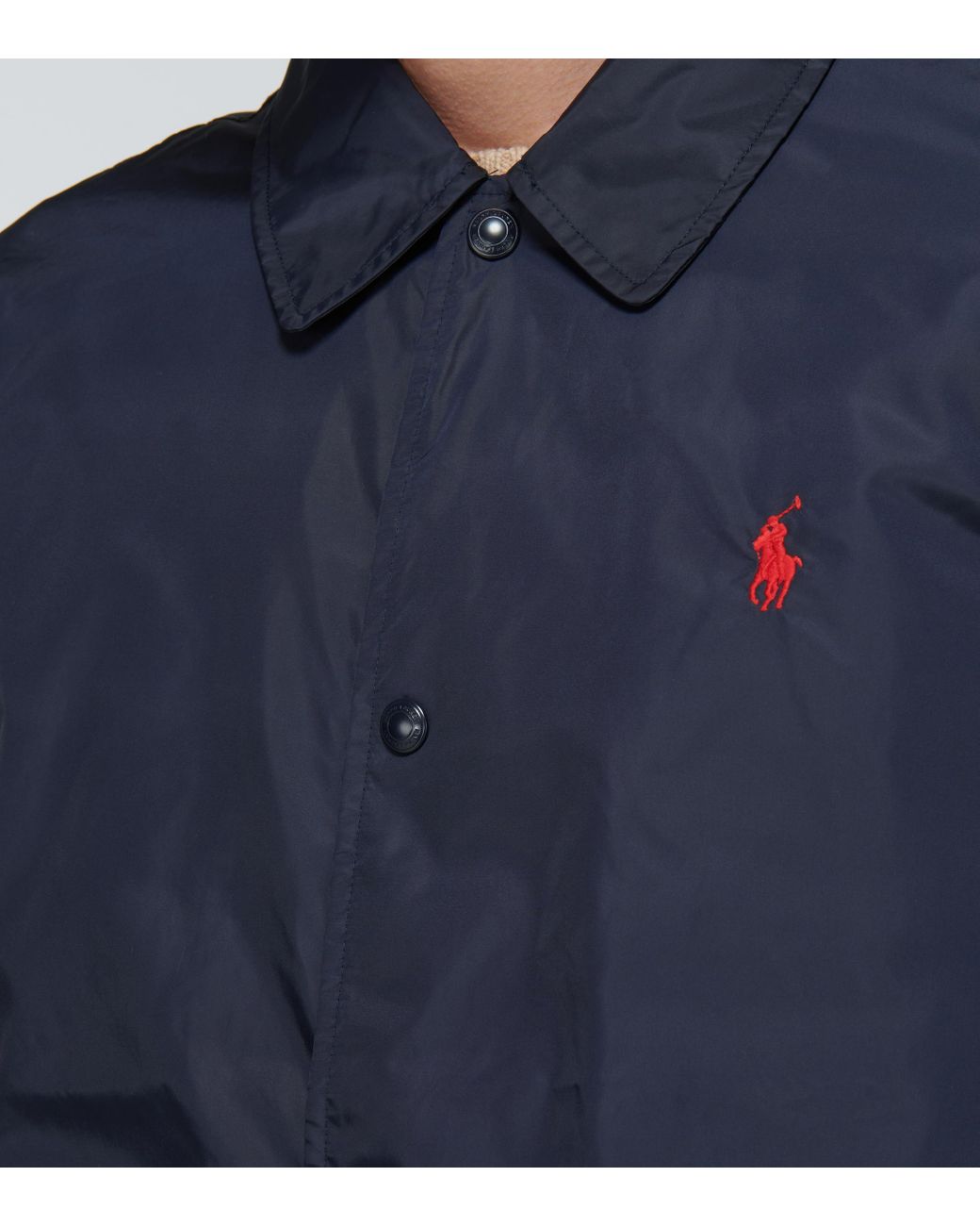 Polo Ralph Lauren Lightweight Coach Jacket in Blue for Men | Lyst