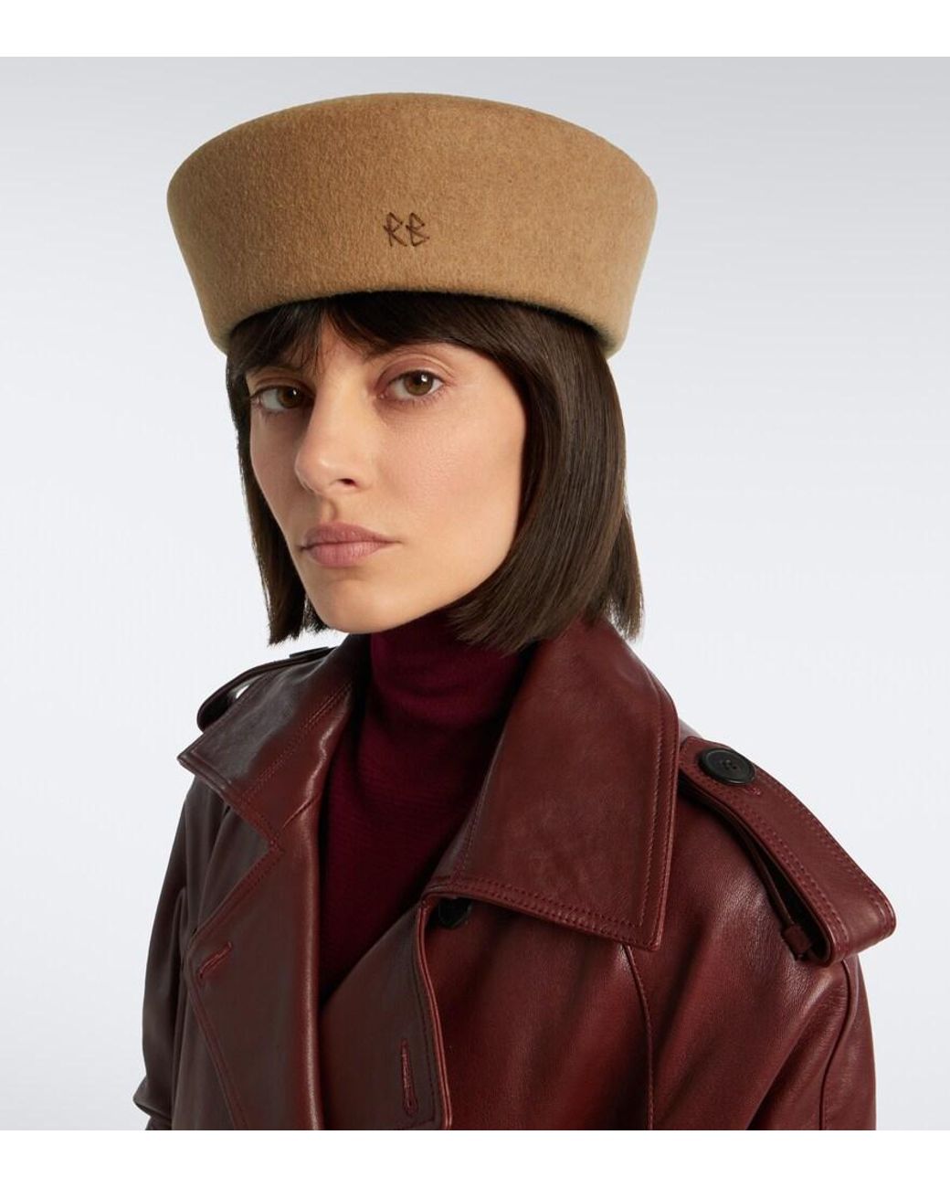 Ruslan Baginskiy Natural Wool Felt Hat