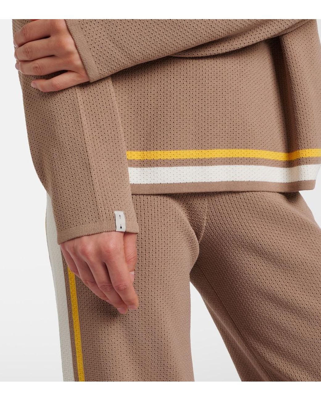 The Upside Natural Veneto Carter Knitted Half-Zip Sweater
