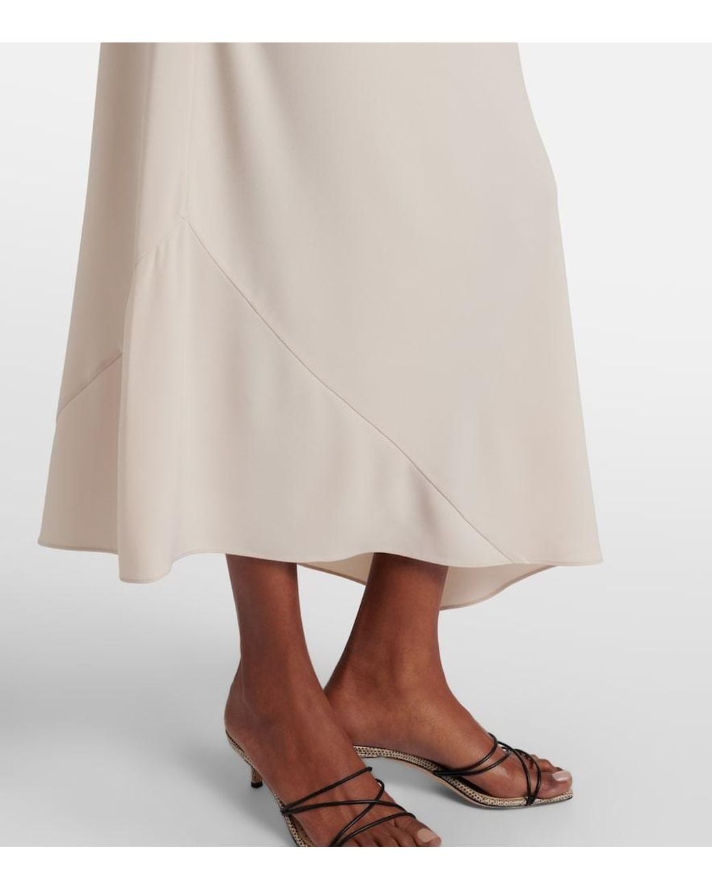 Joseph Natural Aly Crepe Maxi Dress