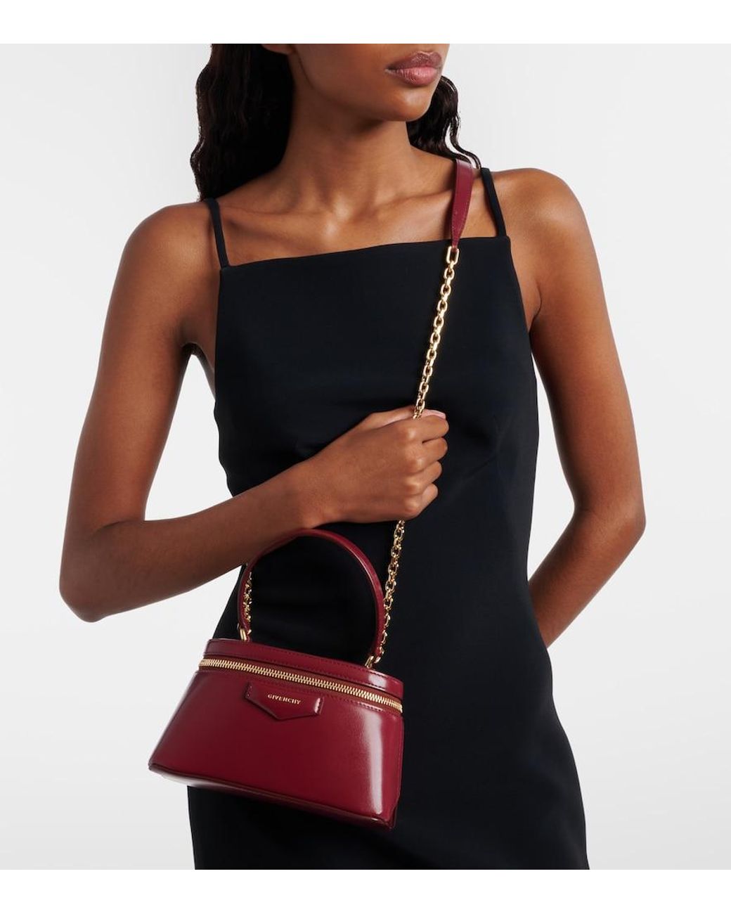Givenchy Red Antigona Leather Vanity Bag