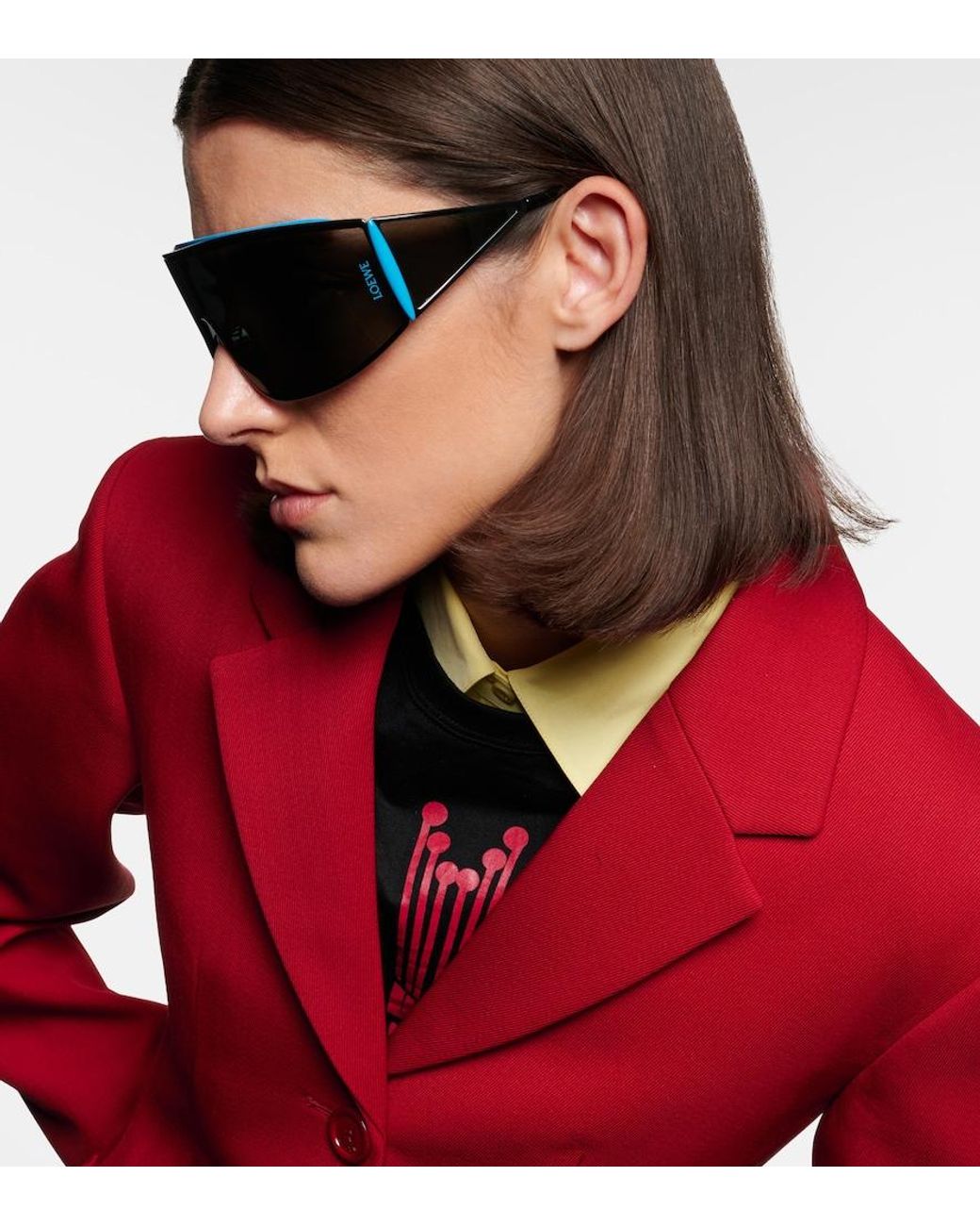 Loewe Gray Speed Shield Sunglasses