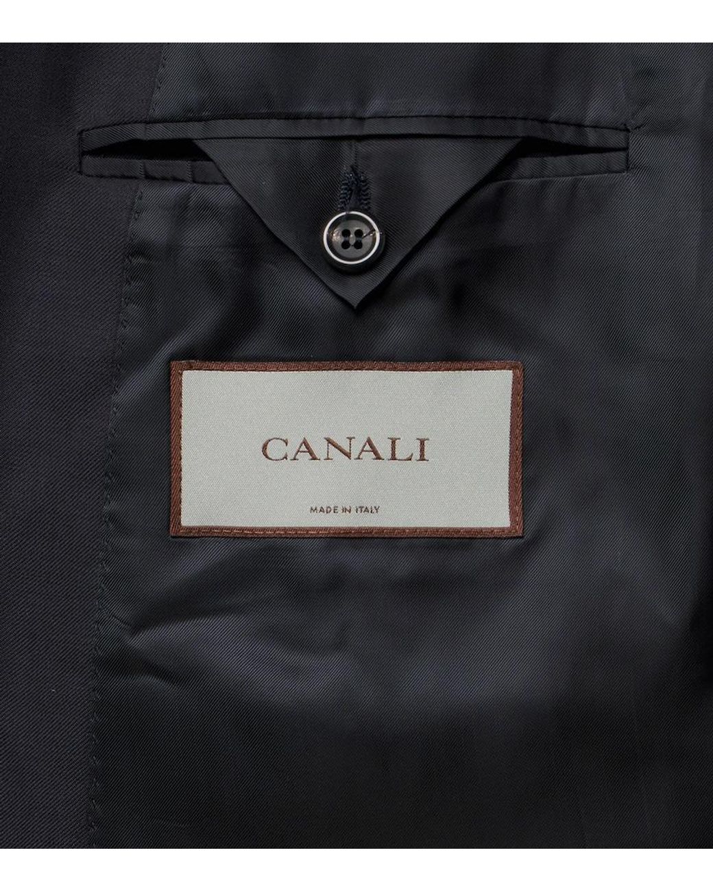 Canali Blue Wool Suit for men