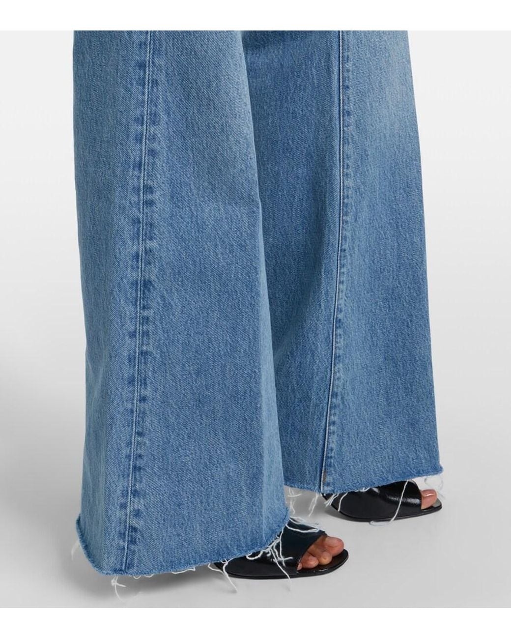 FRAME Blue The Lax Flared Jeans