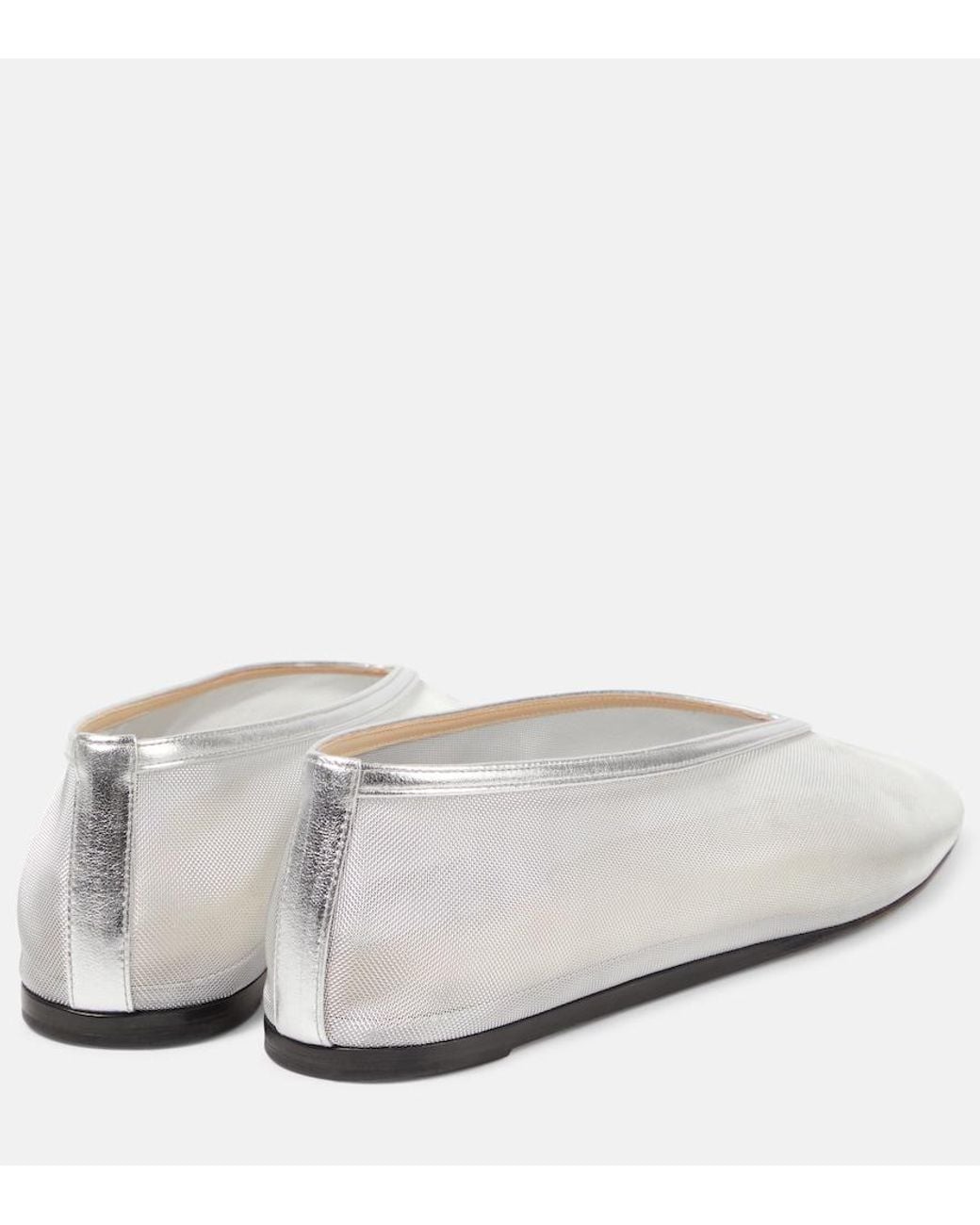 Le Monde Beryl Metallic Luna Slipper Mesh Shoes