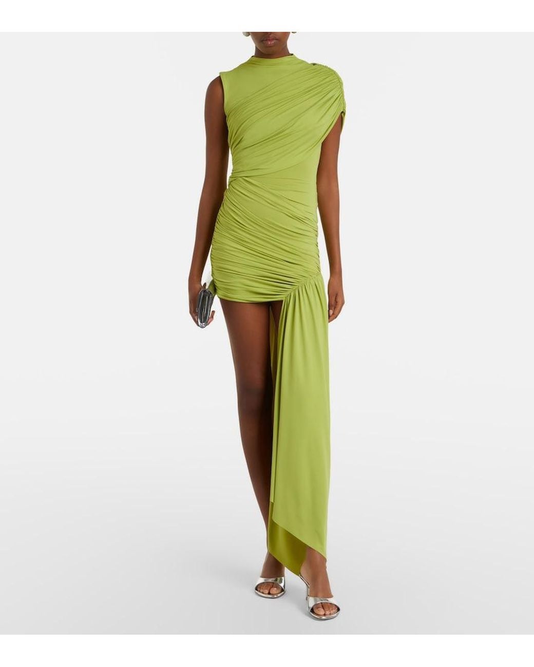 Robe Ravenna En Jersey De La Vali en coloris Green